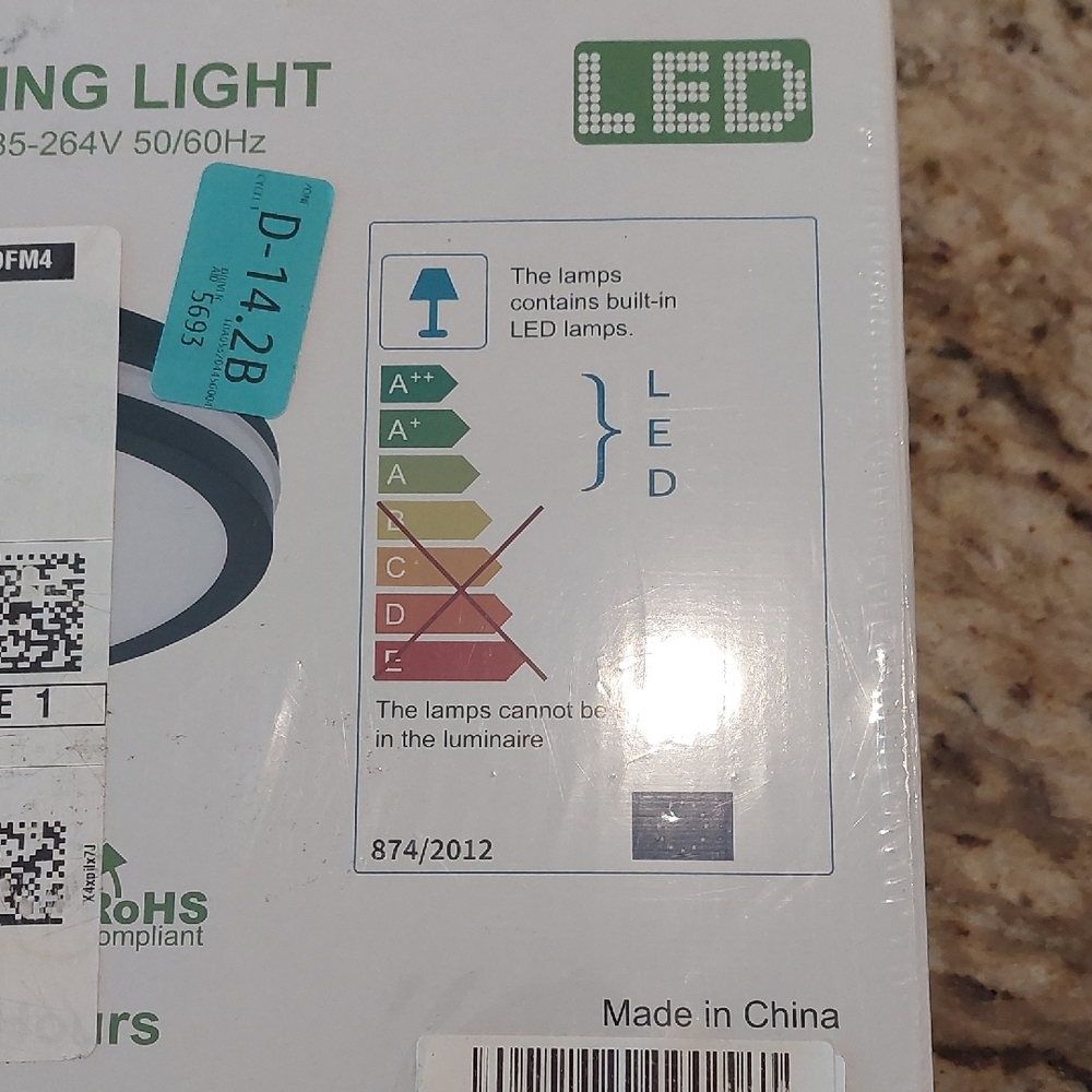 Eeoo 24W LED Ceiling Color Changing Light - Picture 2 of 2